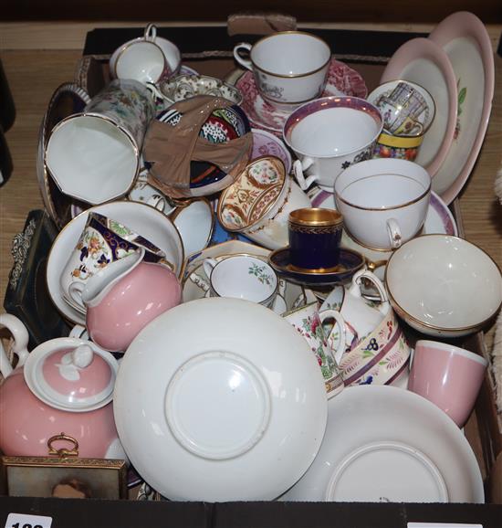 A quantity of Victorian and later teawares, etc